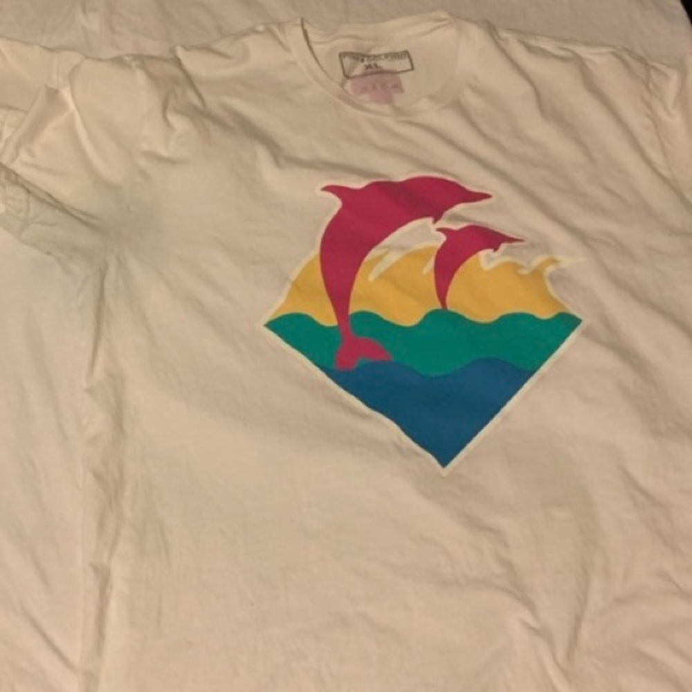 Pink Dolphin Sunset Tee